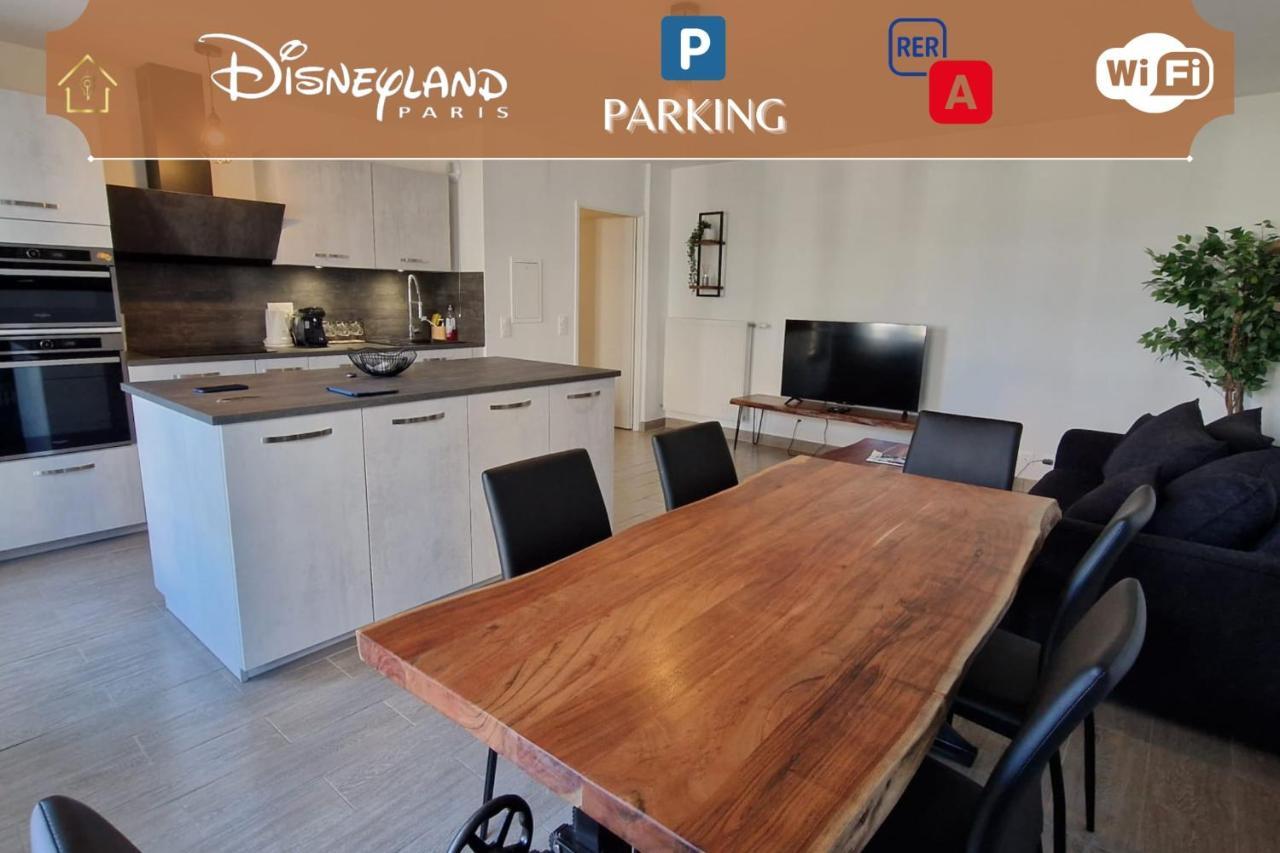 Appartement Chic Gold - 5Min Disneyland Serris Eksteriør billede